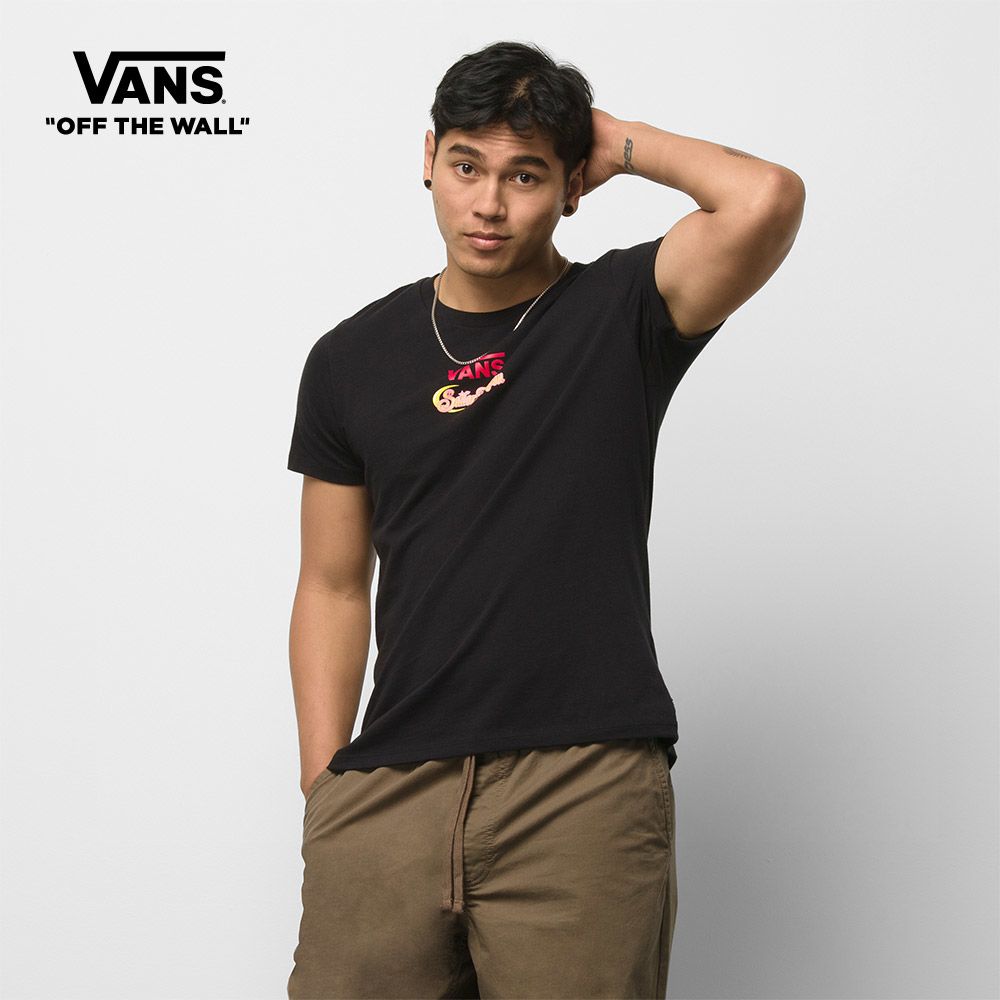 Vans Pretty Guardian Sailor Moon Short Sleeve Boyfriend Crew Tee BLACK VN0A7YK8BLK1